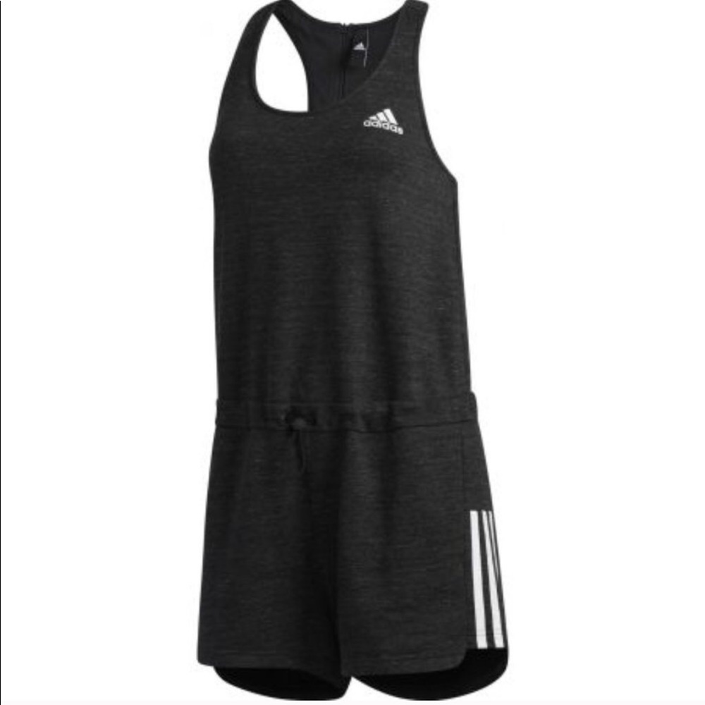 Adidas Sport 2 Street Racerback Romper Black
